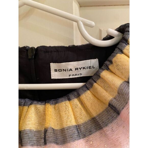 SONIA RYKIEL Striped Tulle Dress Pink - Picture 4 of 9